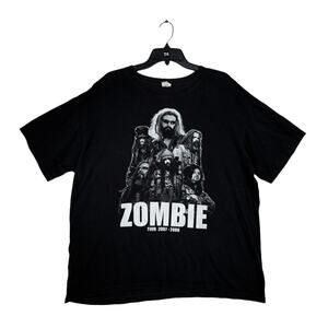 Rob Zombie 2007-2008 Concert Tour Black Graphic T-Shirt XL